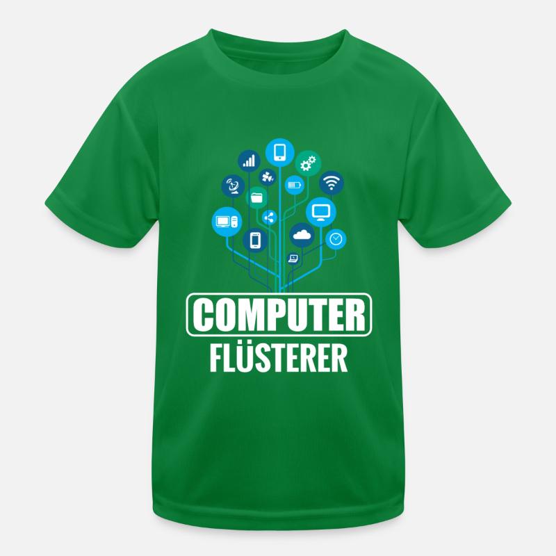 Programmierer Informatik Admin Computer Flüsterer Kinder Funktions-T-Shirt
