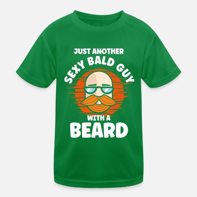 Bärte Spruch Lustiges Bartgeschenk Bart Kinder Funktions-T-Shirt