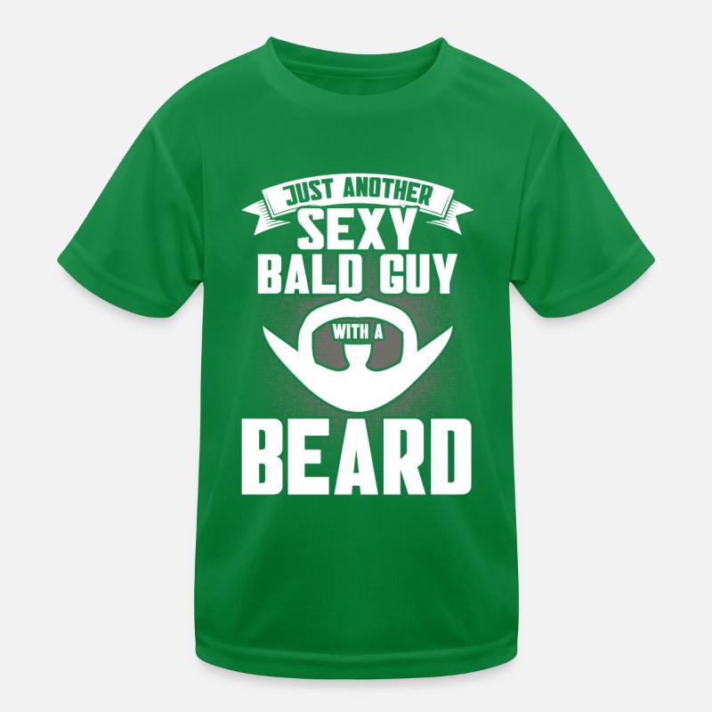 Beards Saying Funny Beard Gift Beard Kids Functional T-Shirt