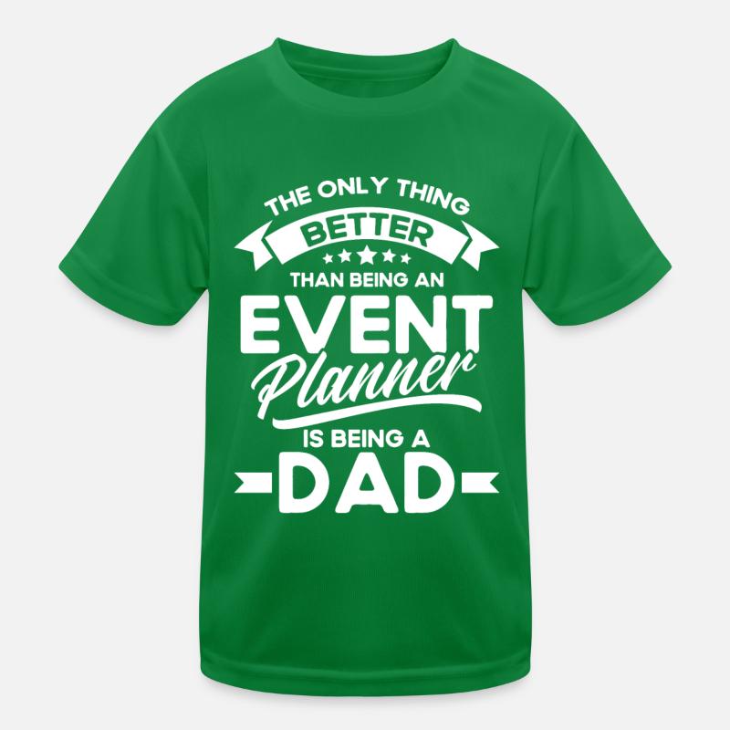Event Planner Wedding Planner Event Manager Kids Functional T-Shirt