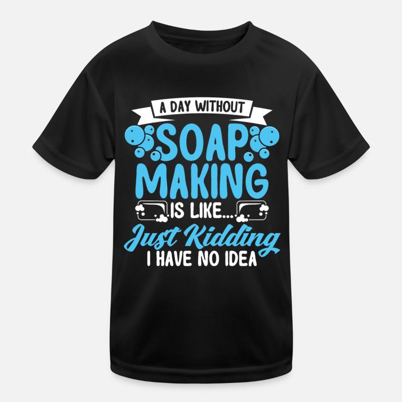 Fabrication de savon Cadeau Fabricant de savon maison T-shirt sport Enfant