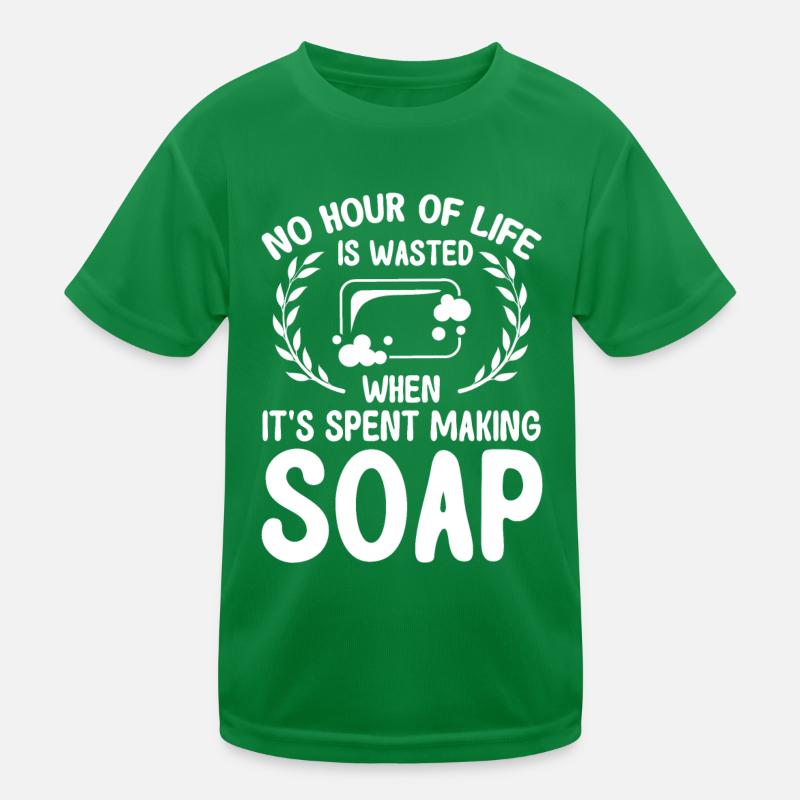 Fabrication de savon Cadeau Fabricant de savon maison T-shirt sport Enfant