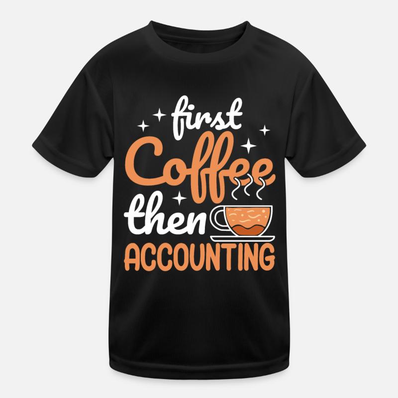 Comptable Donation Comptabilité Impôt CPA T-shirt sport Enfant