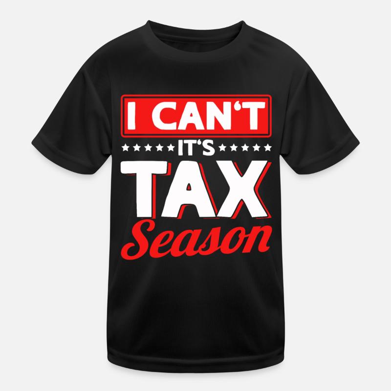 Comptable Donation Comptabilité Impôt CPA T-shirt sport Enfant