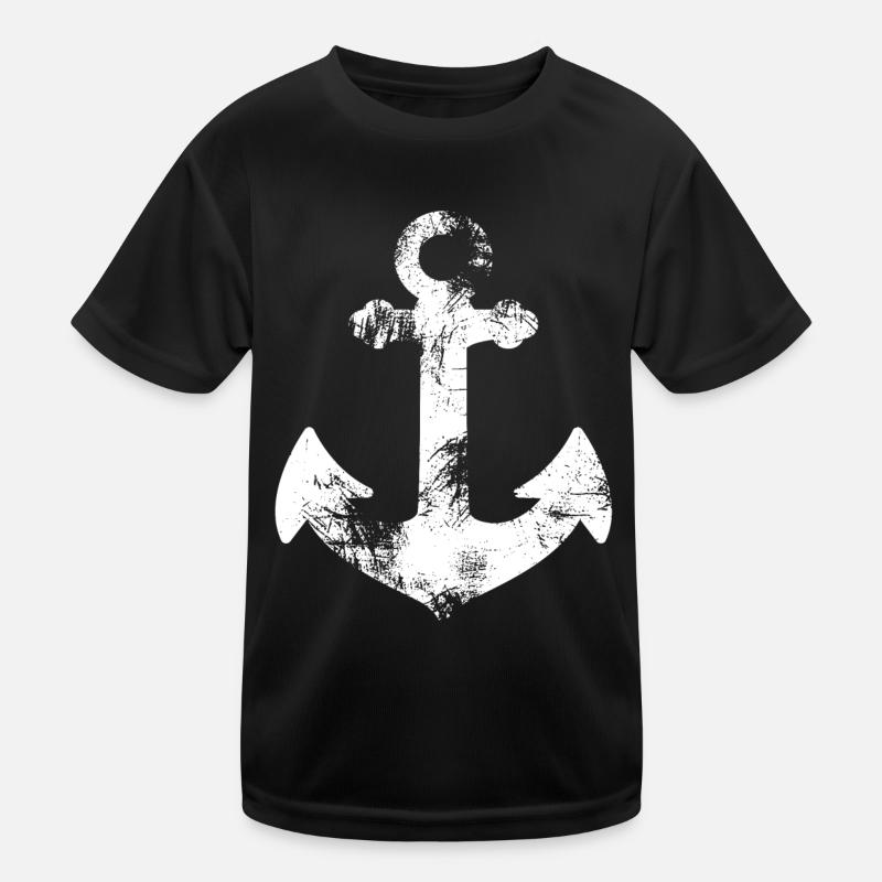 Gras - Carnaval - Marin - Capitaine - Ancre T-shirt sport Enfant
