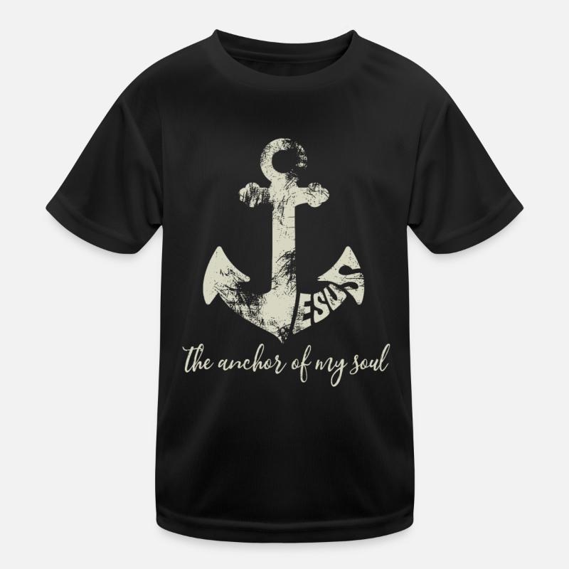 Jésus l’ancre de mon âme - Foi - Religion T-shirt sport Enfant