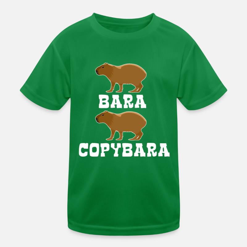 Copybara - Capybara Wortspiel Copy Style Kinder Funktions-T-Shirt