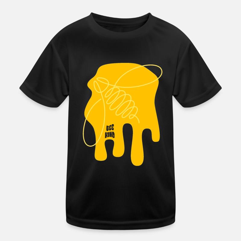 Be nice - Bee - abstract - Graphic Art Kids Functional T-Shirt