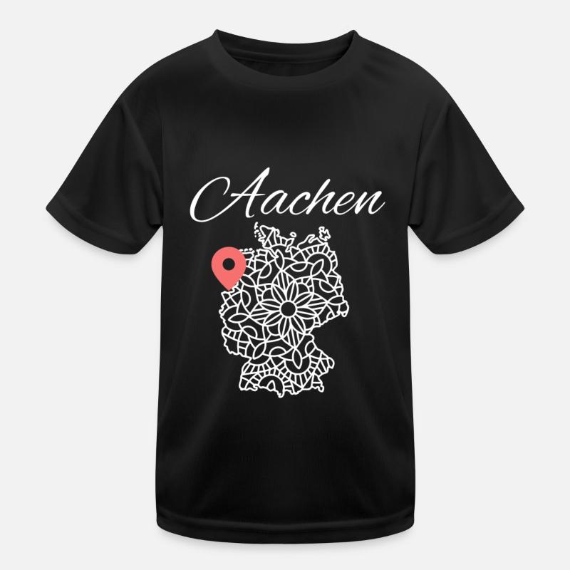 Aachen Deutschland Aachener Dom Germany Kinder Funktions-T-Shirt