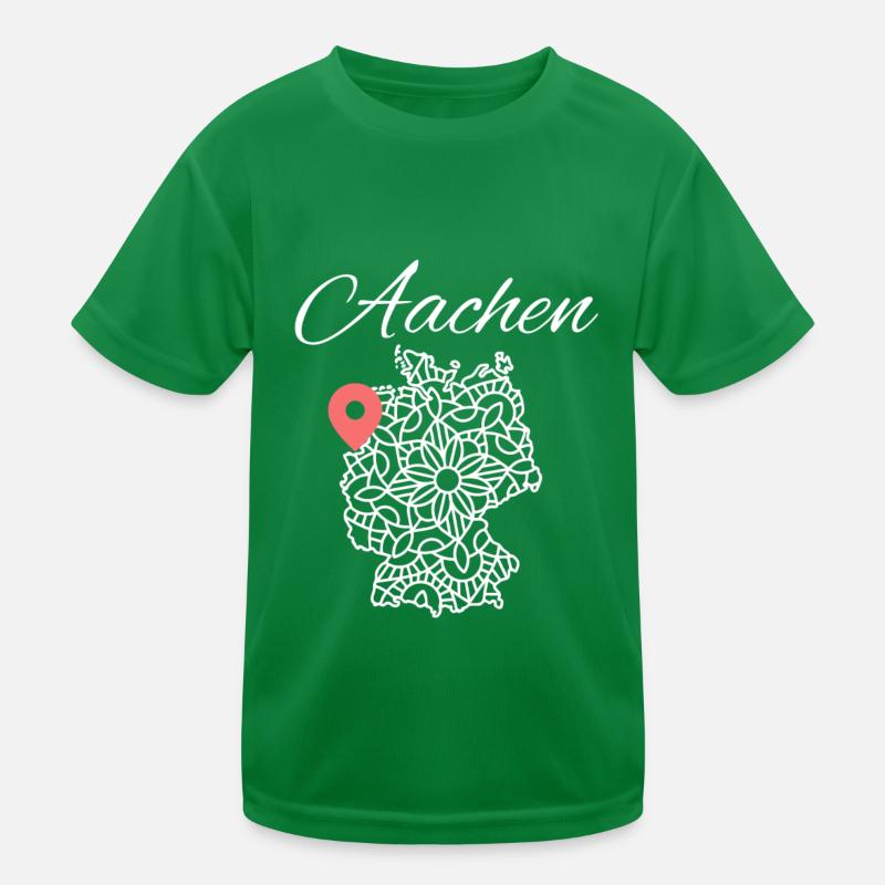 Aachen, Germany, Aachen Cathedral Germany Kids Functional T-Shirt