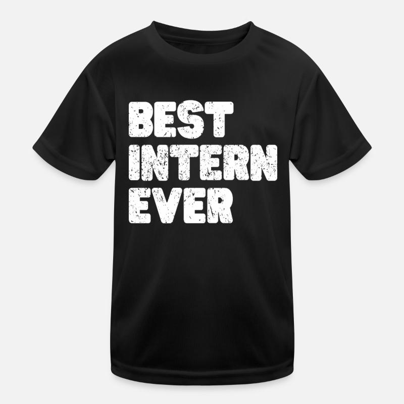 Intern Gift Unpaid Intern Kids Functional T-Shirt