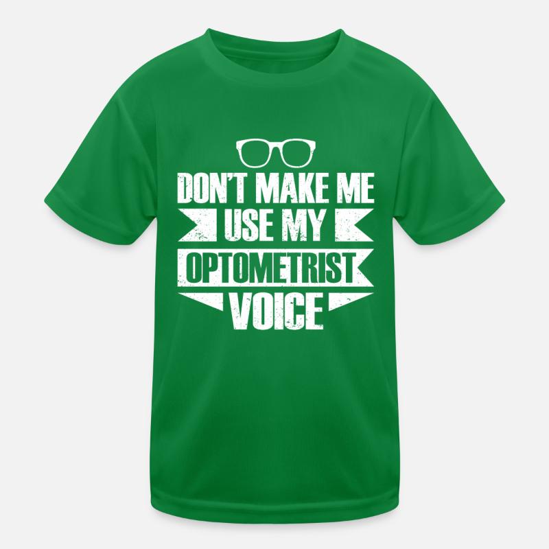 Optiker Geschenk Optometrie Kinder Funktions-T-Shirt