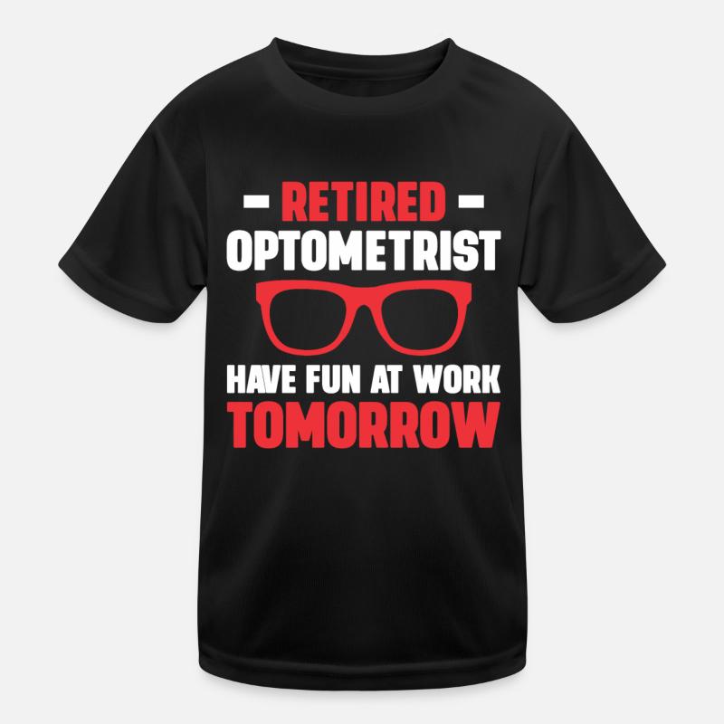 Optician Gift Optometry Kids Functional T-Shirt
