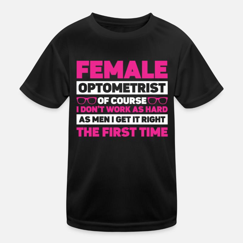 Optiker Geschenk Optometrie Kinder Funktions-T-Shirt