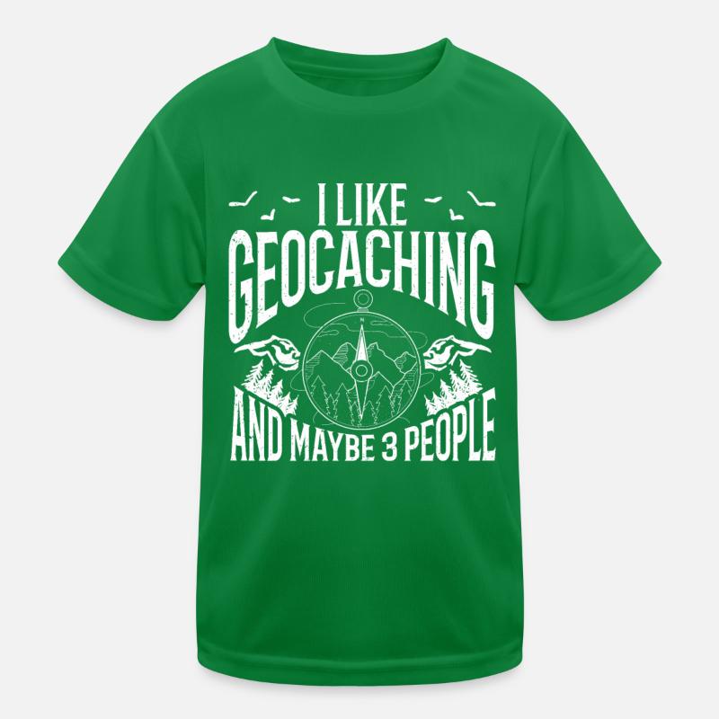Geocaching Gift Geocacher Geocache Kids Functional T-Shirt