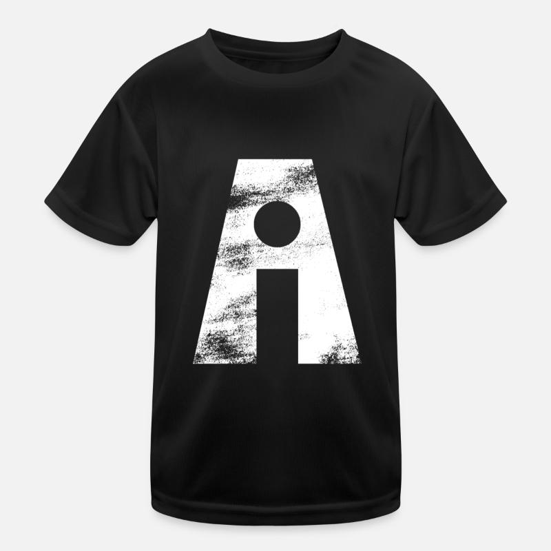 Artificial Intelligence - AI - Digital - Kinder Funktions-T-Shirt - Schwarz