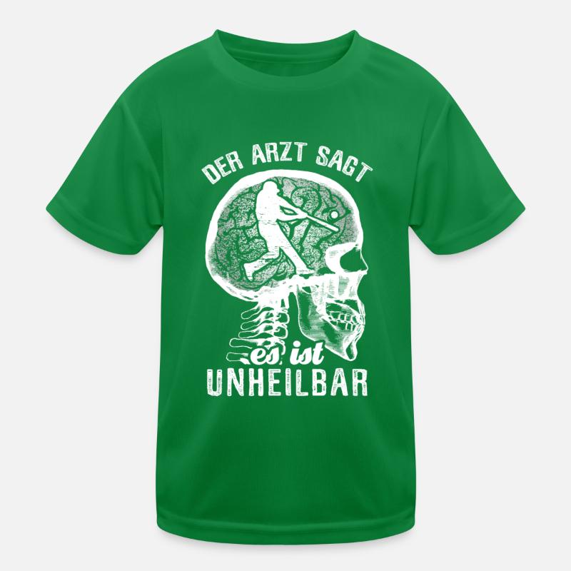 Der Arzt sagt es ist unheilbar - Baseball Kinder Funktions-T-Shirt