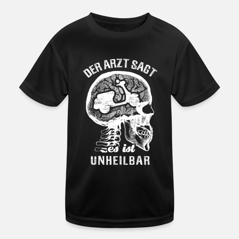 Der Arzt sagt es ist unheilbar - Roller Kinder Funktions-T-Shirt