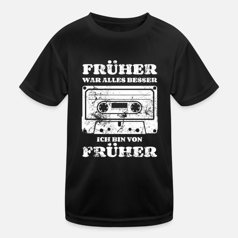 Kassette - Früher war alles besser Kinder Funktions-T-Shirt