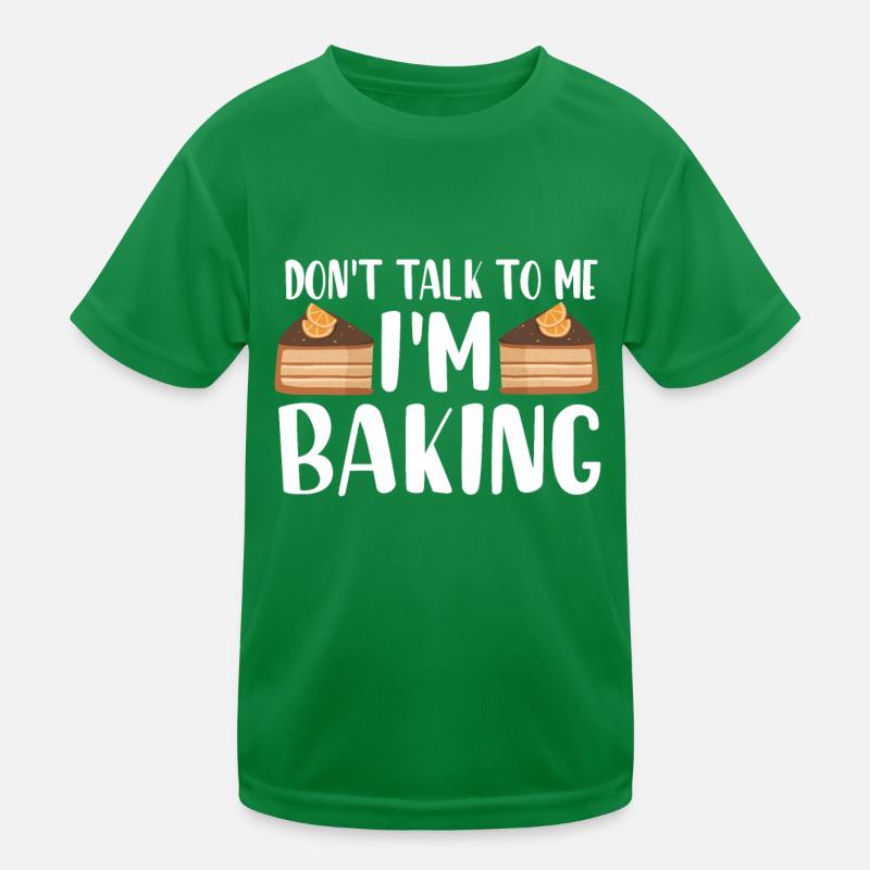 Konditor Backen Bäcker Kuchen Backen Kinder Funktions-T-Shirt