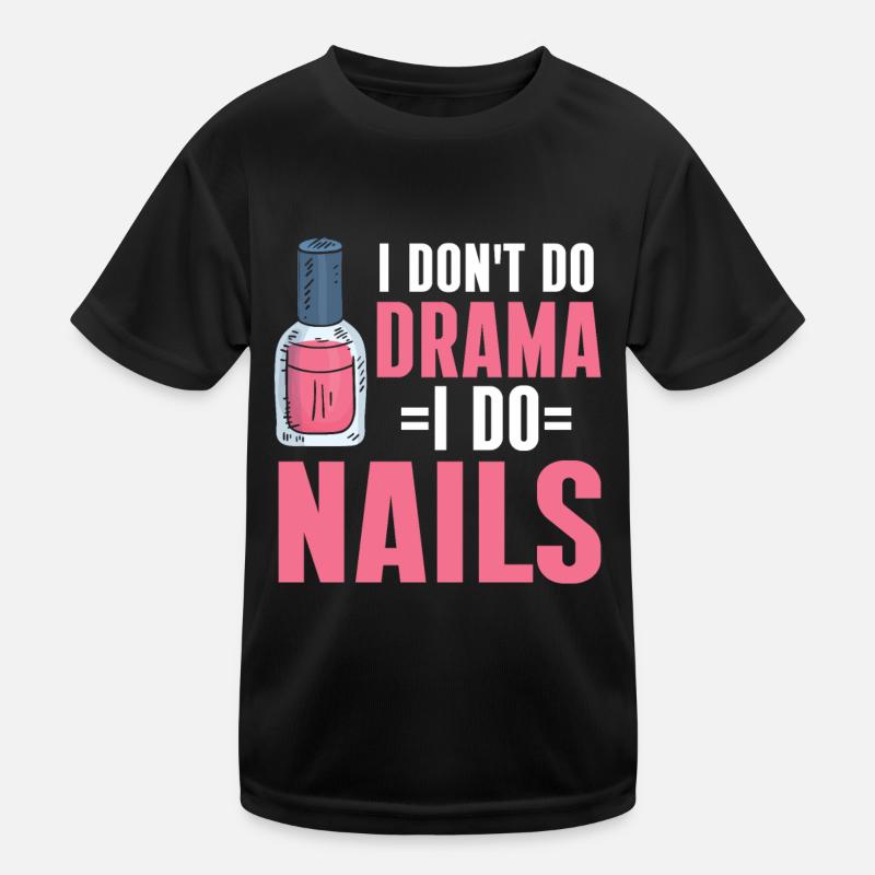 Nageltechniker Nagelstudio Nail Tech Kinder Funktions-T-Shirt