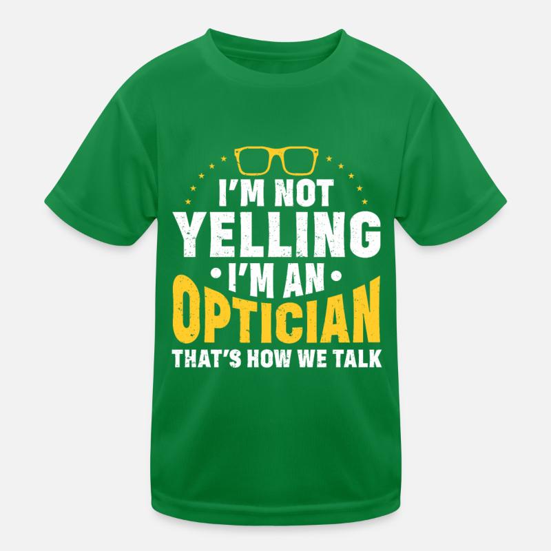 Optometrist Optiker Optometrie Kinder Funktions-T-Shirt