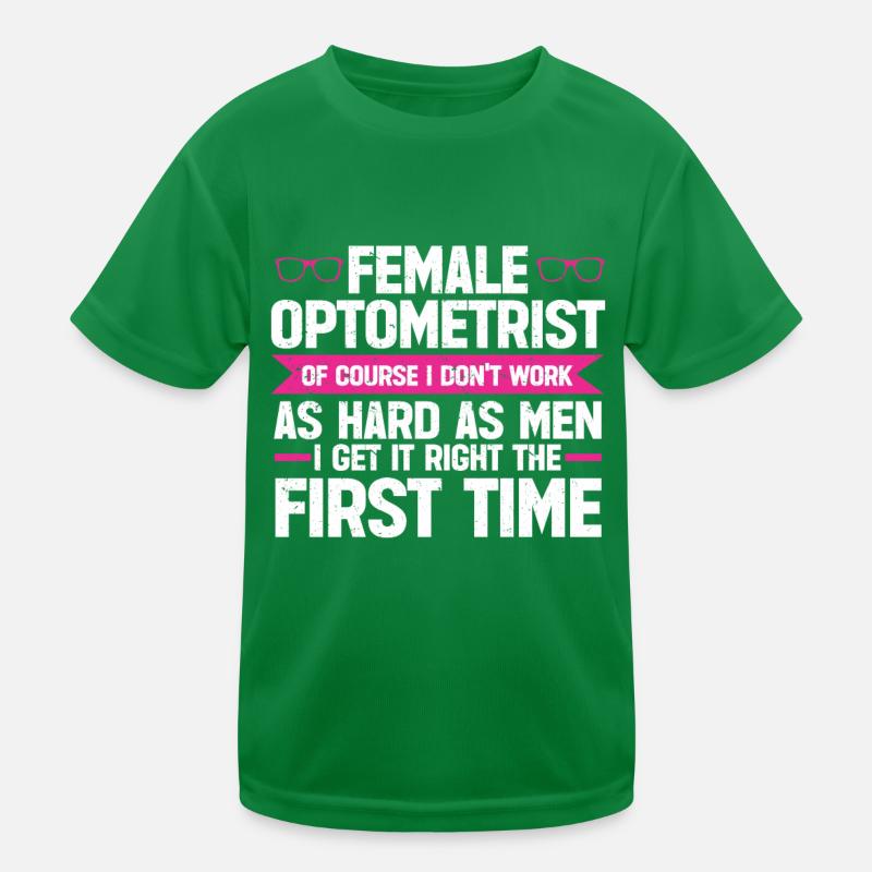 Optometrist Optiker Optometrie Kinder Funktions-T-Shirt