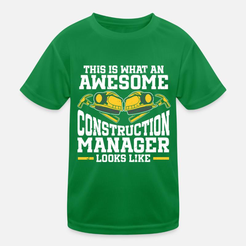 Chef de projet de construction T-shirt sport Enfant