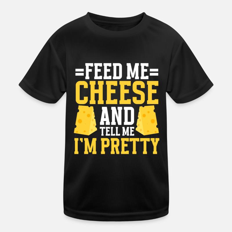 Cheese Lover Cheese Kids Functional T-Shirt