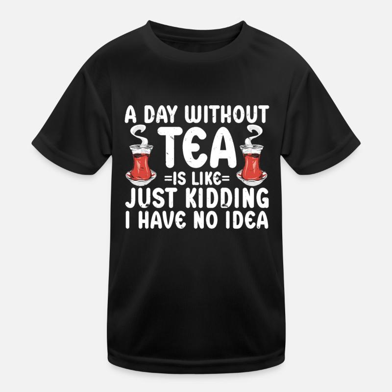 Tea Drinker Tea Kids Functional T-Shirt