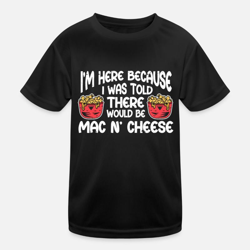 Mac And Cheese Makkaroni Kinder Funktions-T-Shirt