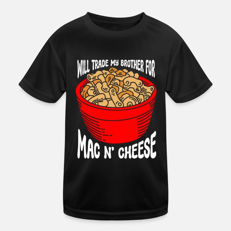Mac And Cheese Makkaroni Kinder Funktions-T-Shirt