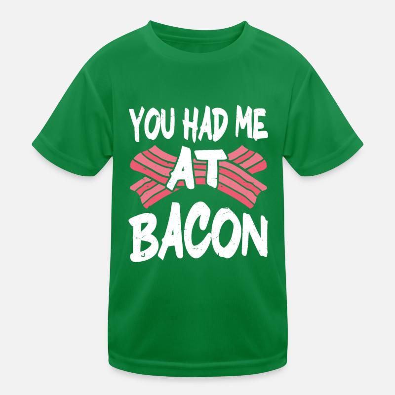 Tu m’as eu au bacon T-shirt sport Enfant