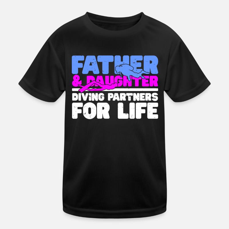 Scuba Diving Diver Kinder Funktions-T-Shirt