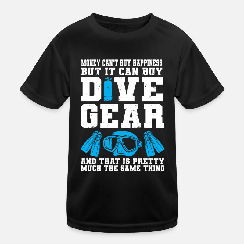 Scuba Diving Diver Kinder Funktions-T-Shirt