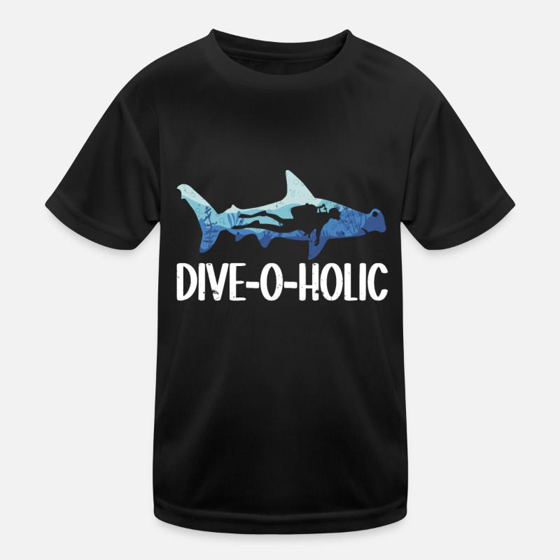 Scuba Diving Diver Kinder Funktions-T-Shirt