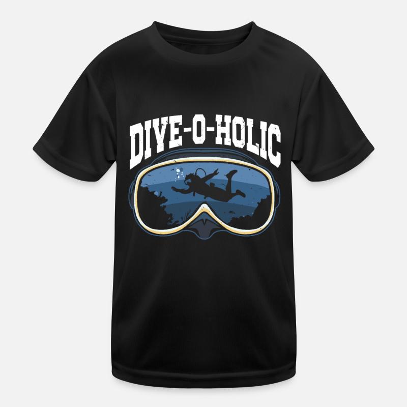 Scuba Diving Diver Kinder Funktions-T-Shirt