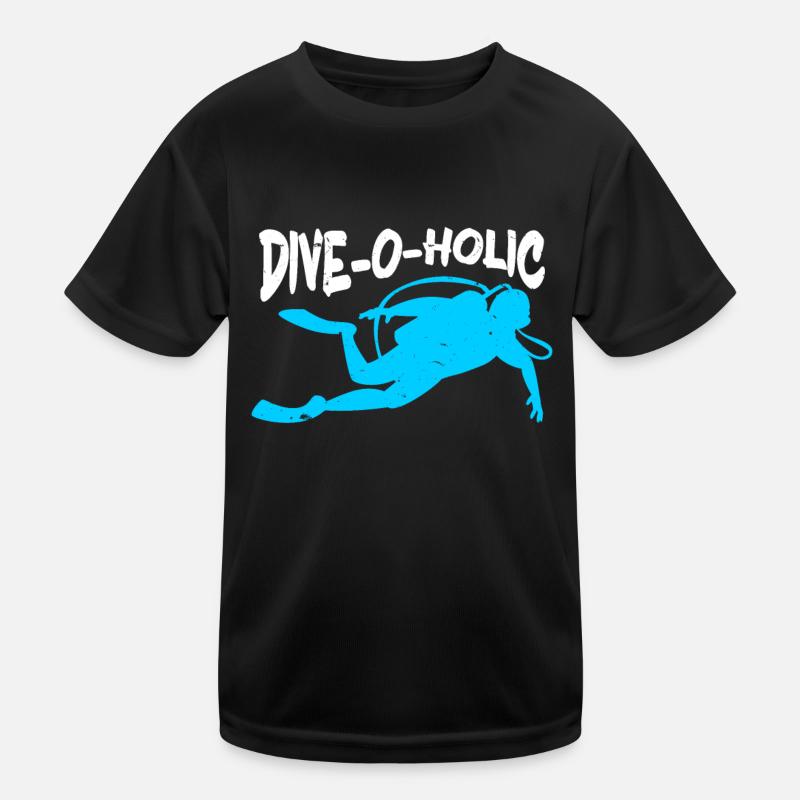 Scuba Diving Diver Kinder Funktions-T-Shirt