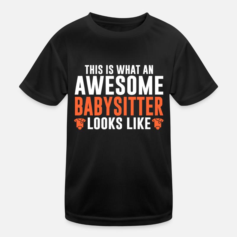 Babysitter Babysitting Kinder Funktions-T-Shirt