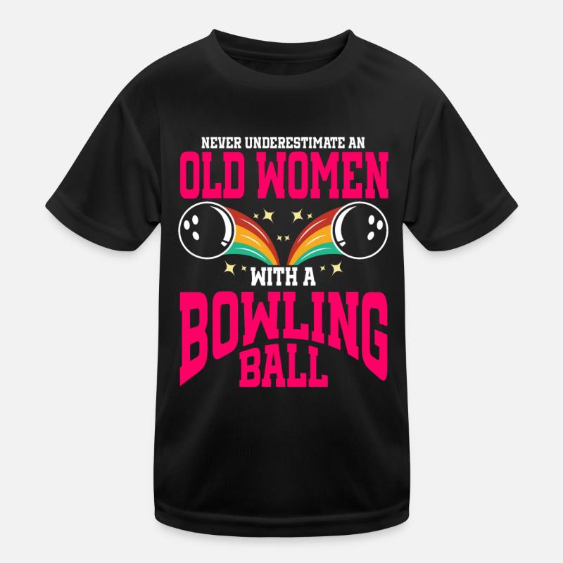 Boule de bowling Bowler T-shirt sport Enfant