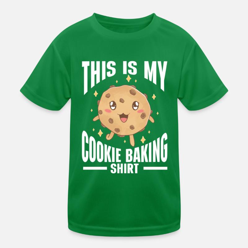 Baking Bakery Baker Kids Functional T-Shirt
