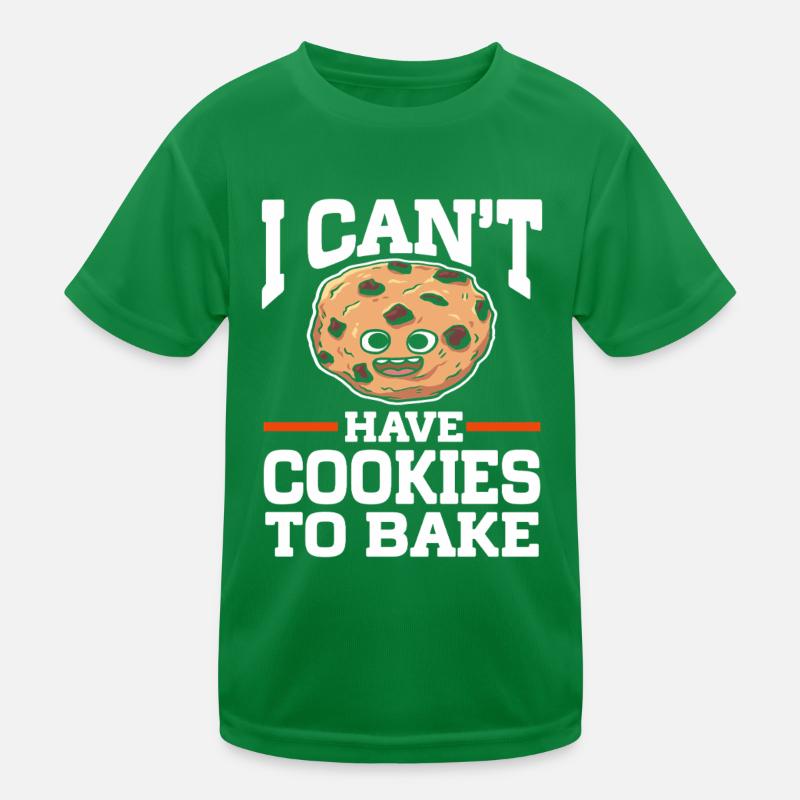 Baking Bakery Baker Kids Functional T-Shirt
