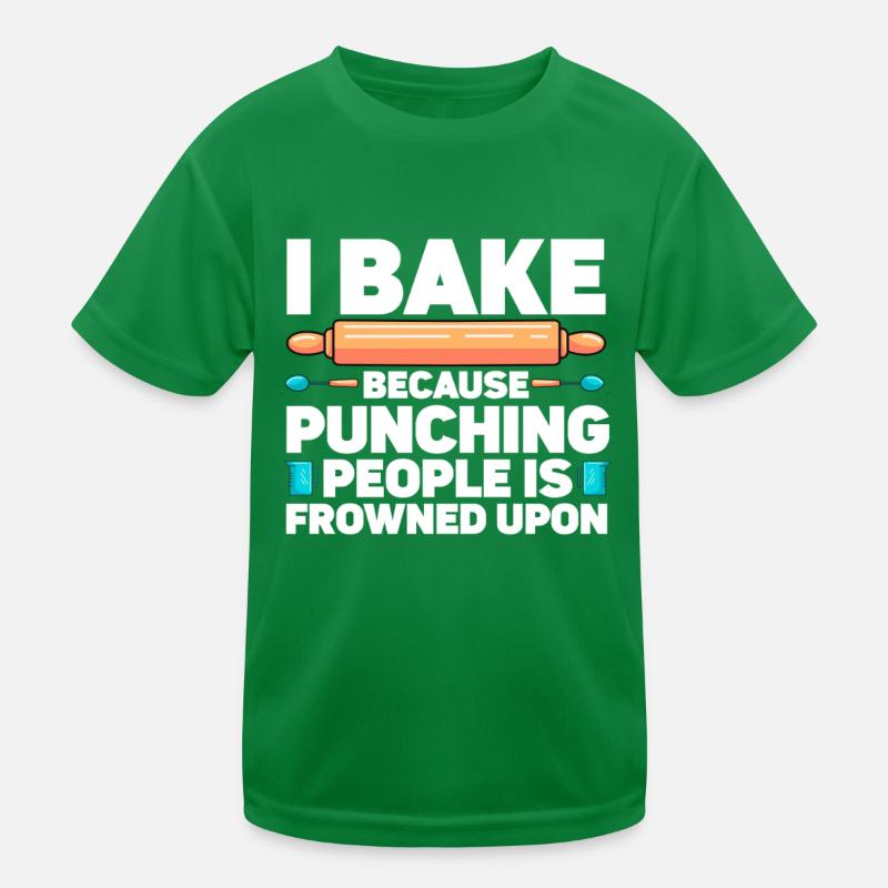 Baking Bakery Baker Kinder Funktions-T-Shirt