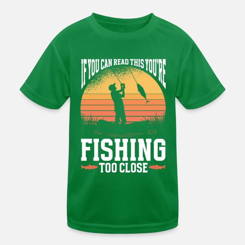 Conception de pêche Fish Lover Fisherman T-shirt sport Enfant