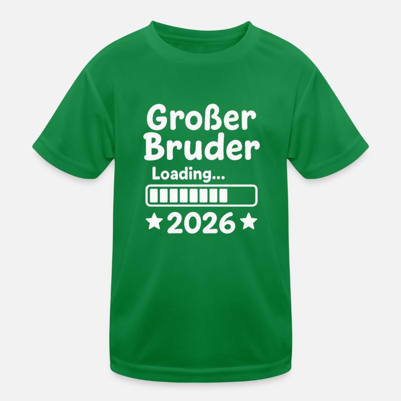 Großer Bruder Loading... 2026 Kinder Funktions-T-Shirt