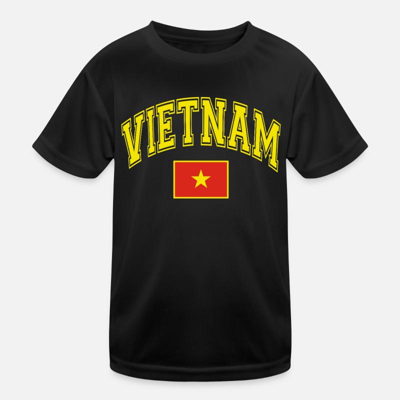 Drapeau du Vietnam T-shirt sport Enfant