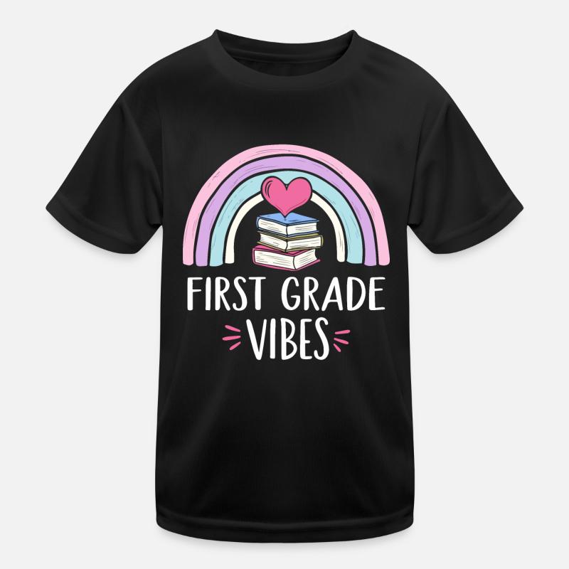 Erste Klasse Stimmung Kinder Funktions-T-Shirt