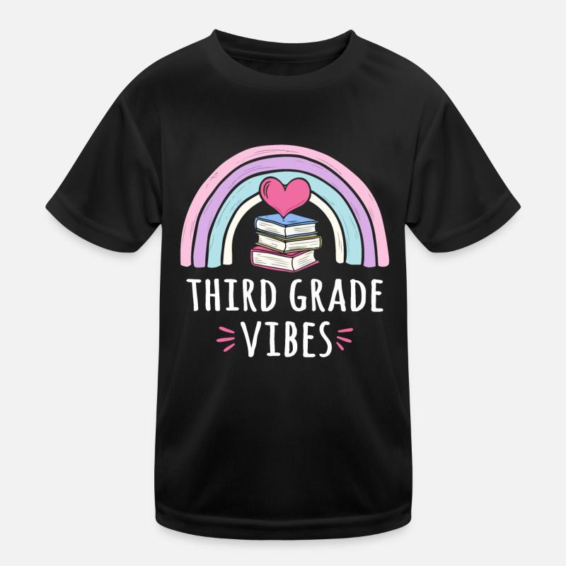 Third Grade Vibes Kids Functional T-Shirt