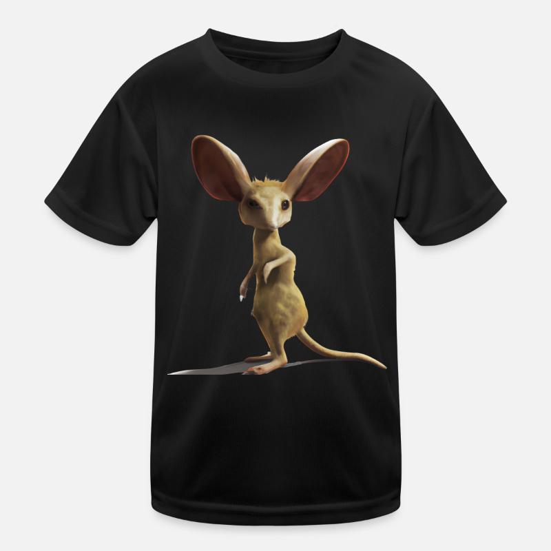 Cute long-eared jerboa design Kids Functional T-Shirt
