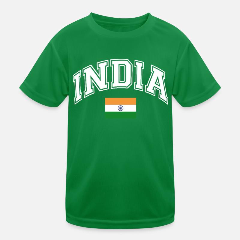 Drapeau de l’Inde T-shirt sport Enfant
